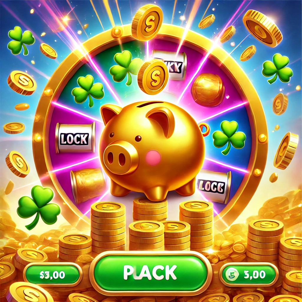 1 Reel Golden Fortune Piggy 